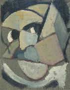 Theo van Doesburg Abstract portrait. USA oil painting artist